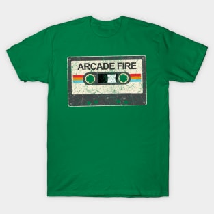 kurniamarga vintage cassette tape Arcade Fire T-Shirt